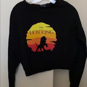 Lion King crop sweatshirt